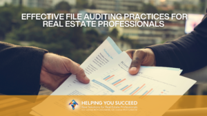 Read more about the article Effective File Auditing Practices for Real Estate Profesionals