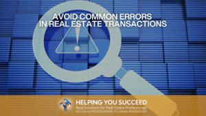 Read more about the article Common Under Contract Errors and How to Fix Them