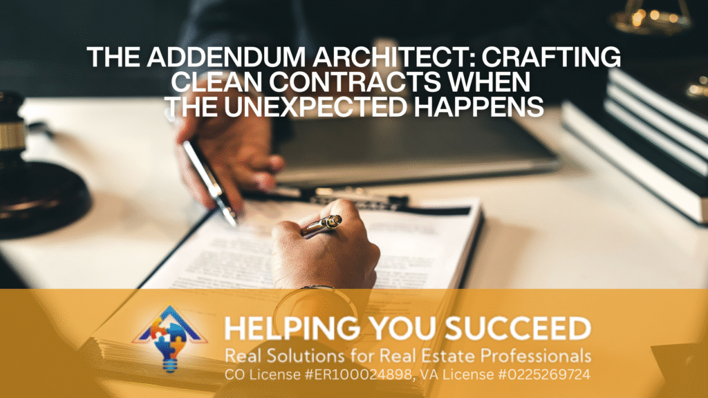 Real Estate Addendum Management