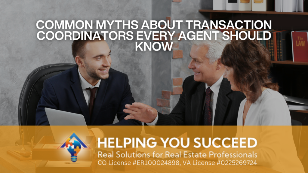 Transaction coordinator myths