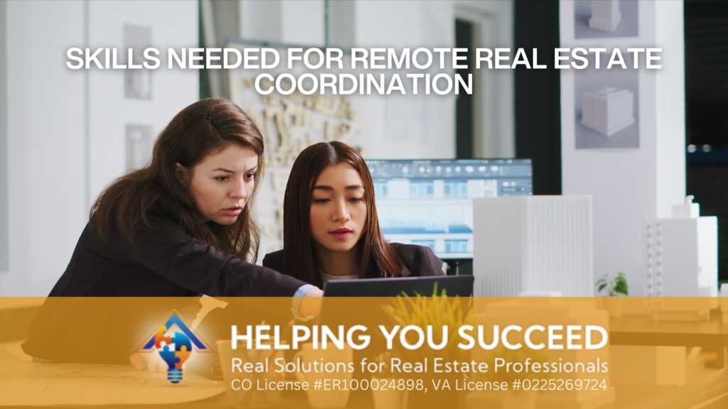 Skills for Remote Real Estate Success