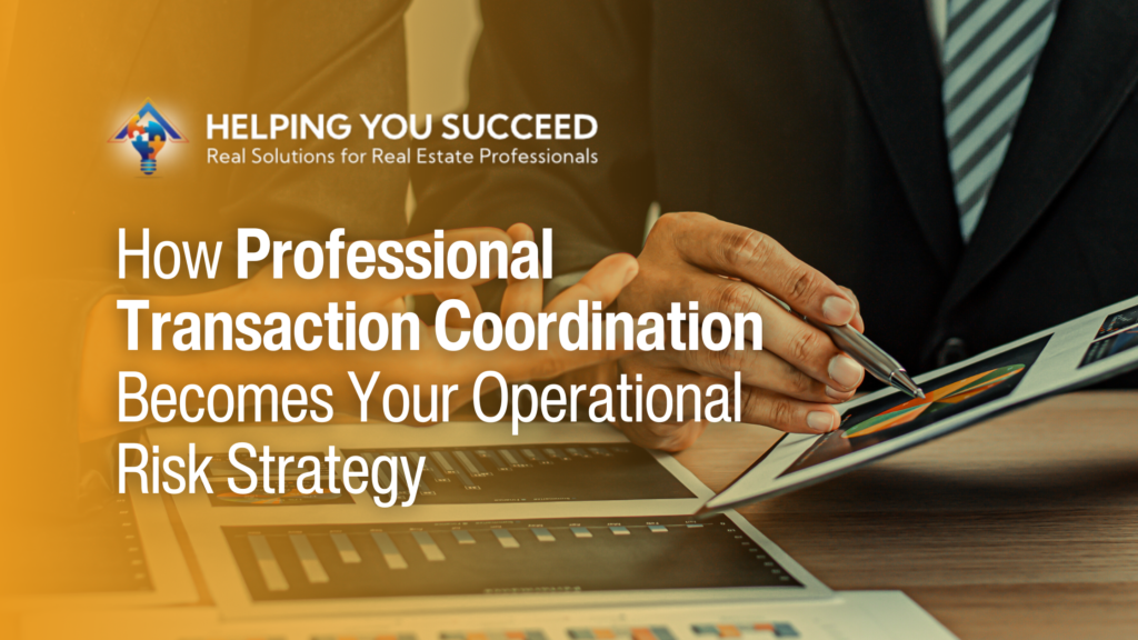 Professional transaction coordination