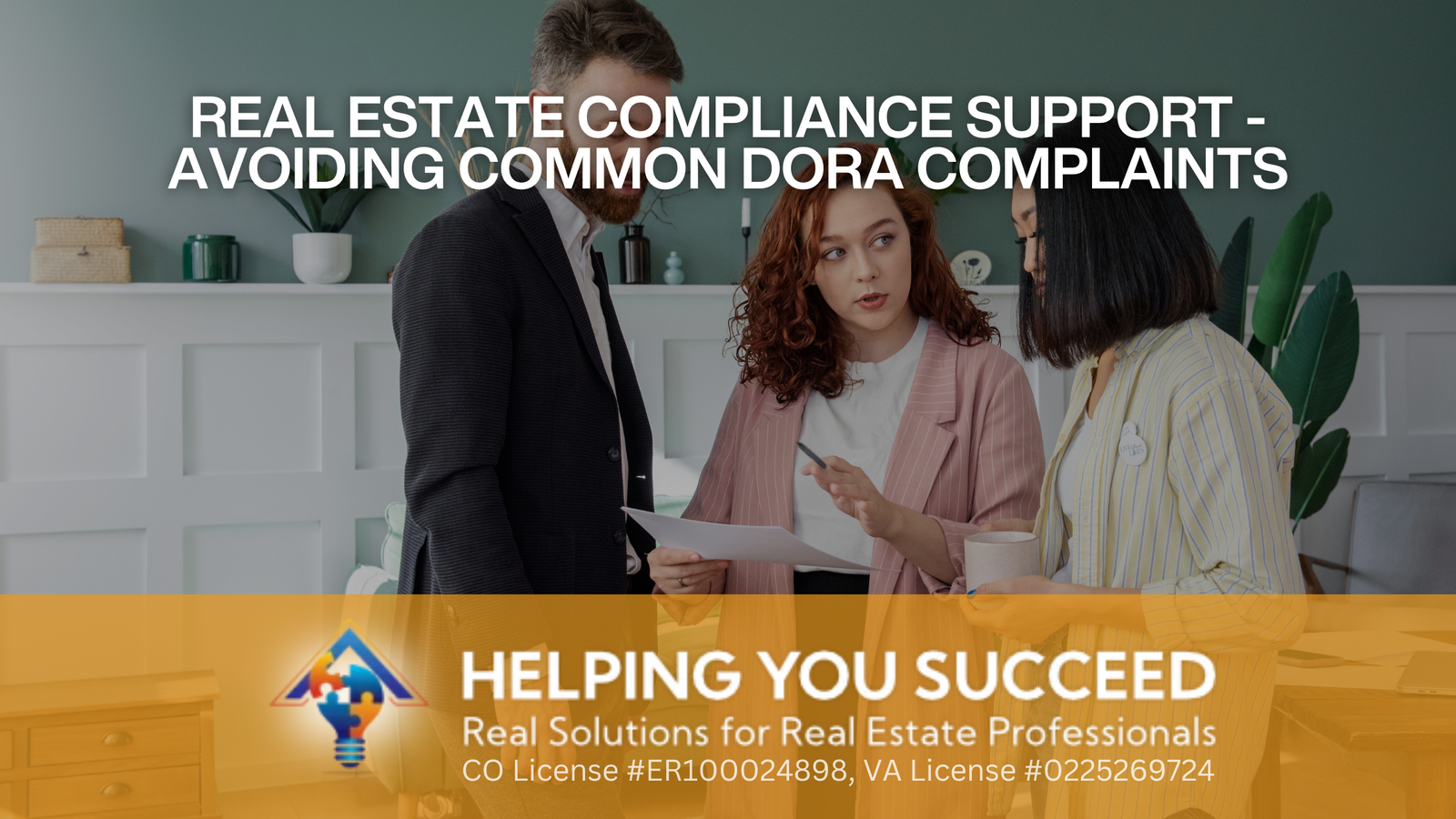 You are currently viewing Real Estate Compliance Support – Avoiding Common DORA Complaints