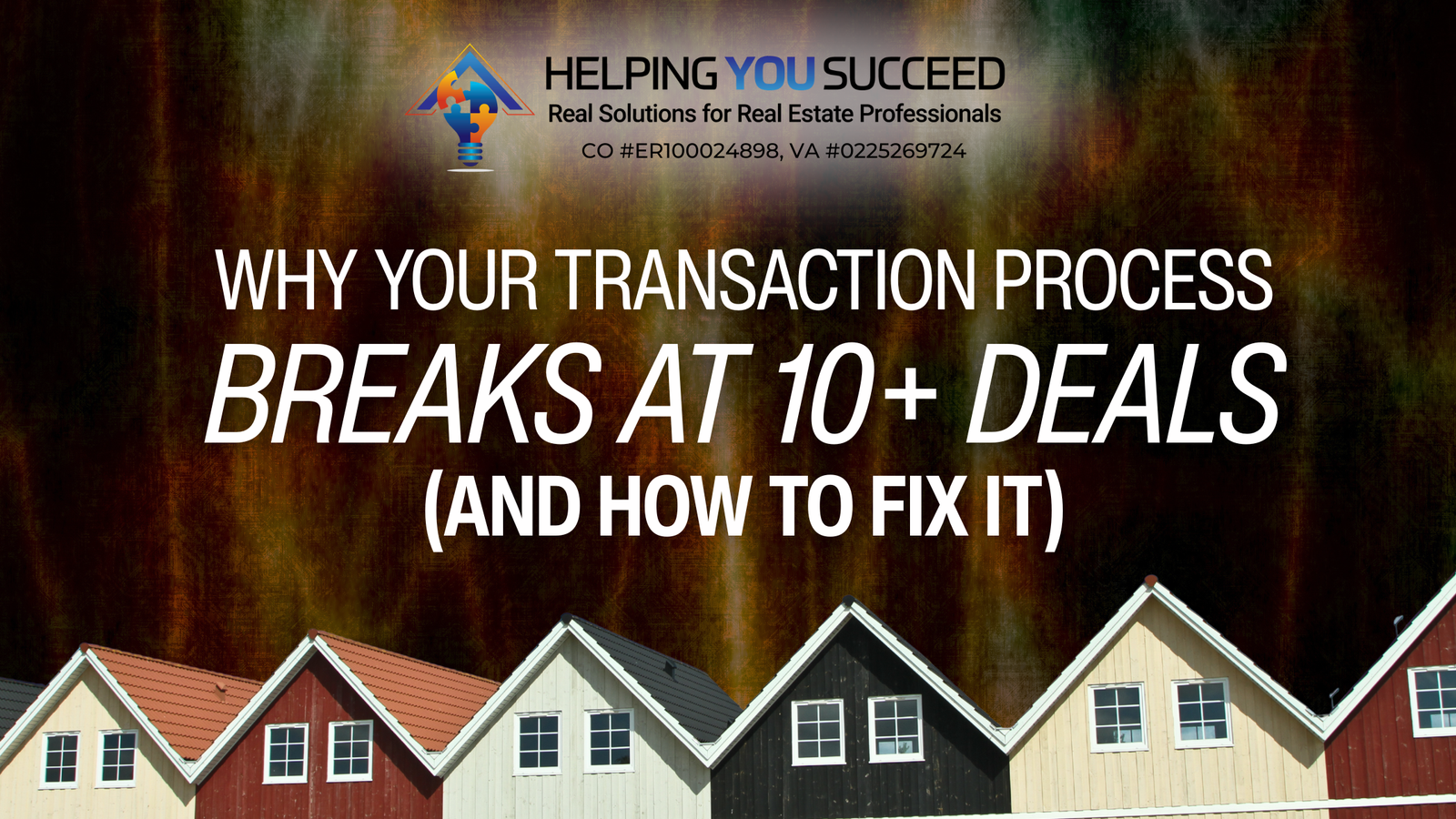 Read more about the article Why Your Transaction Process Breaks at 10+ Deals (And How to Fix It)