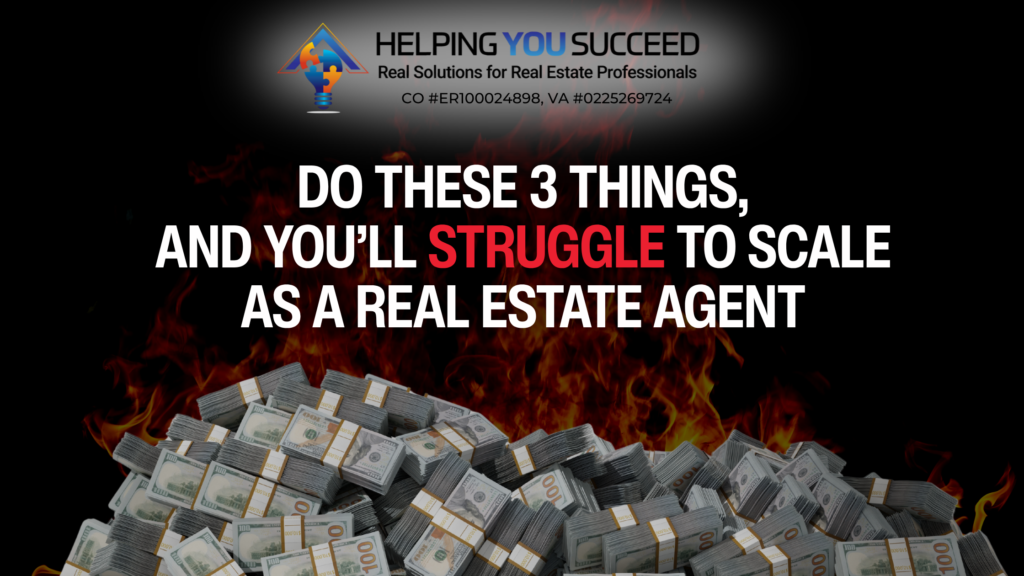 scale real estate business