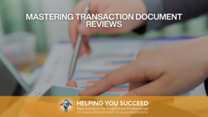 Read more about the article Mastering Transaction Document Reviews