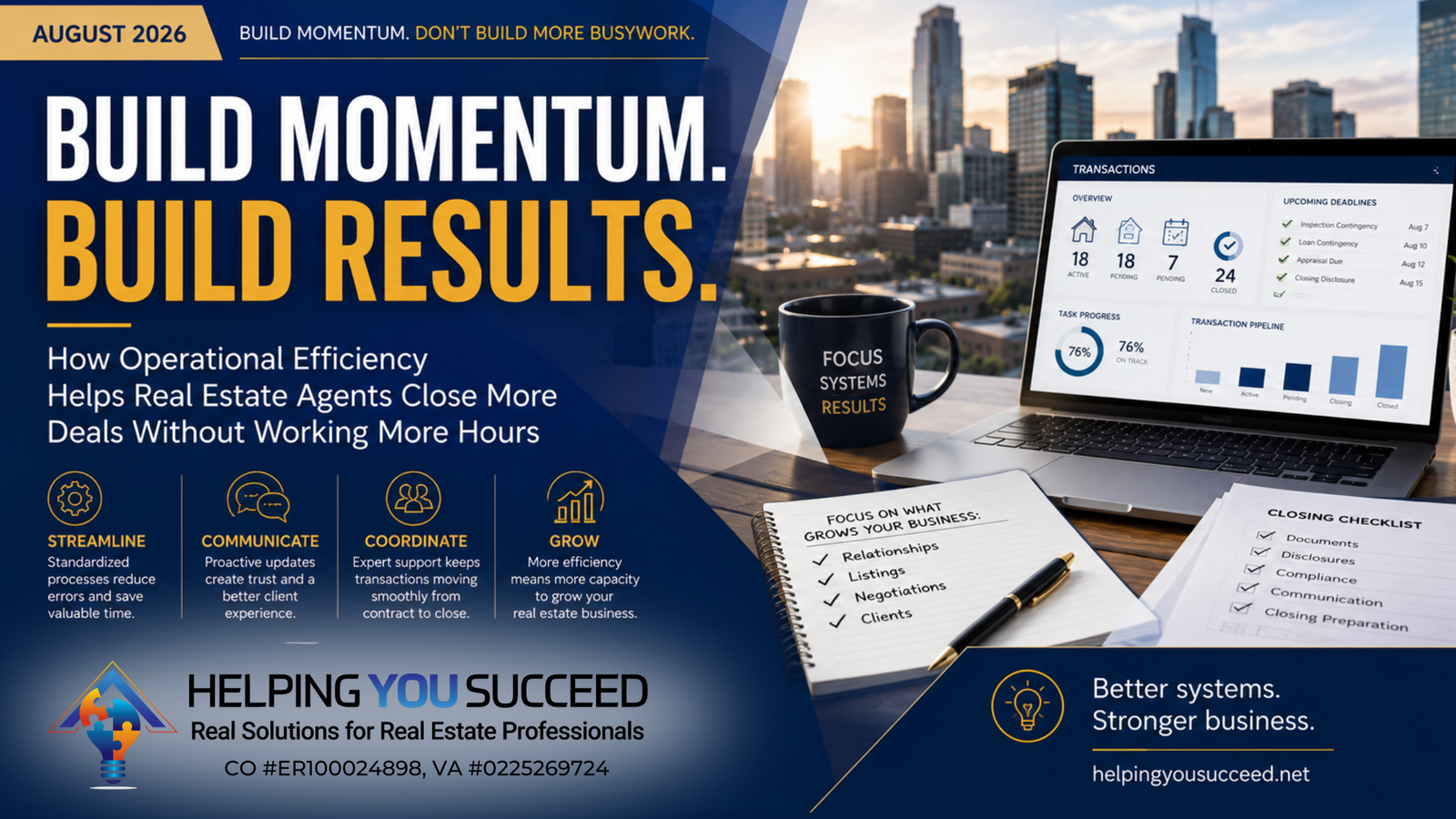 Read more about the article BUILD MOMENTUM. DON’T BUILD MORE BUSYWORK.